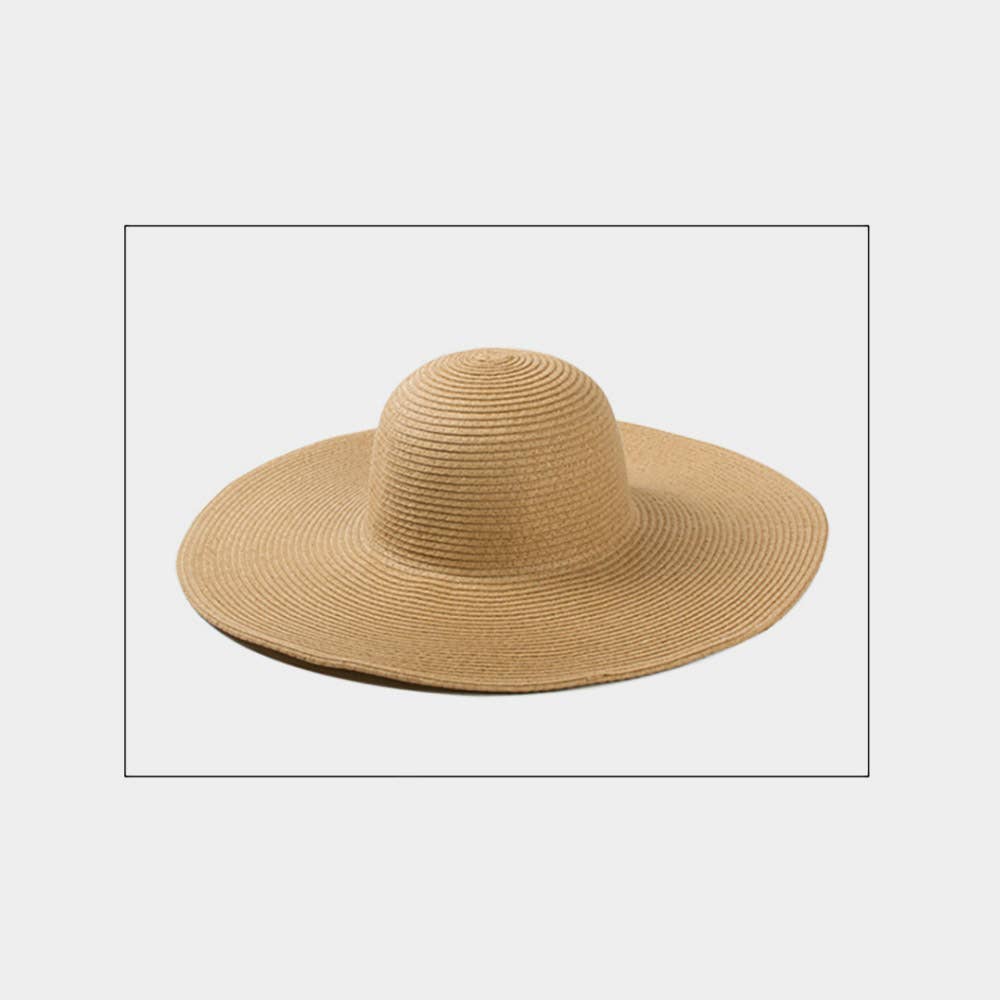 Sensibling Corp. - Wholesale Straw Hat - Women's - Solid Straw Sun Hat
26