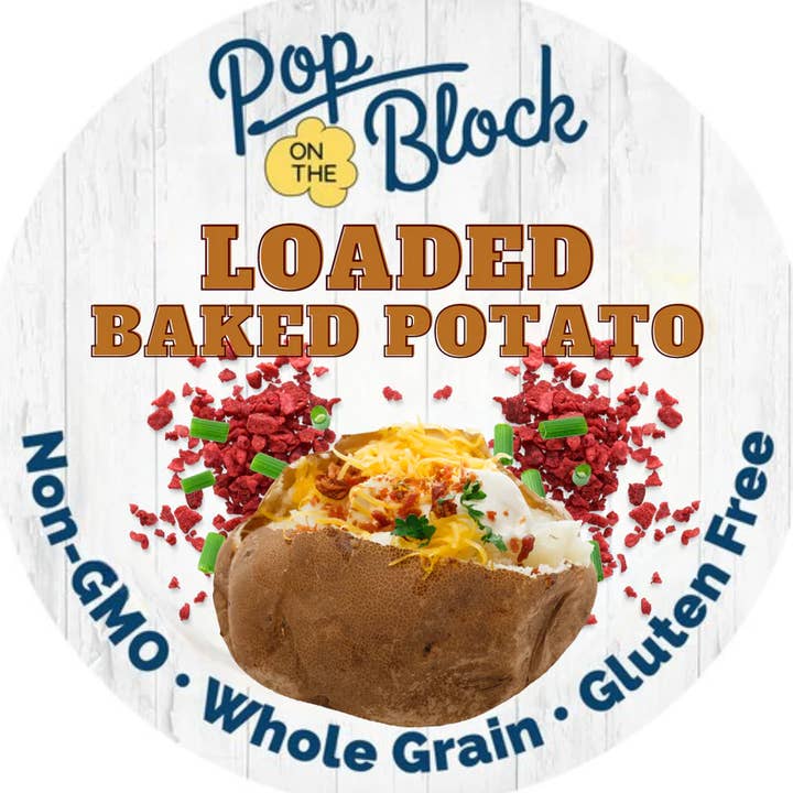 Pop On The Block - Wholesale Popcorn - LOADED BAKED POTATO POPCORN