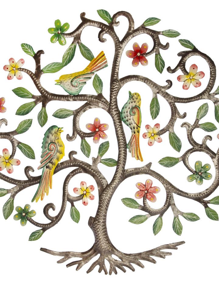 Árbol pintado de flores para venta al por mayor de Beyond Borders