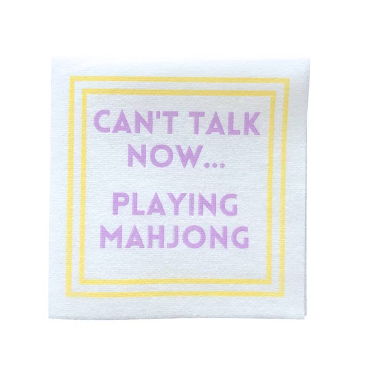 My Fair Mahjong - Wholesale Disposable Napkin - MAHJONG NAPKINS | 5'' x 5'' Luxury, Linen-Feel, Eco-Friendly14