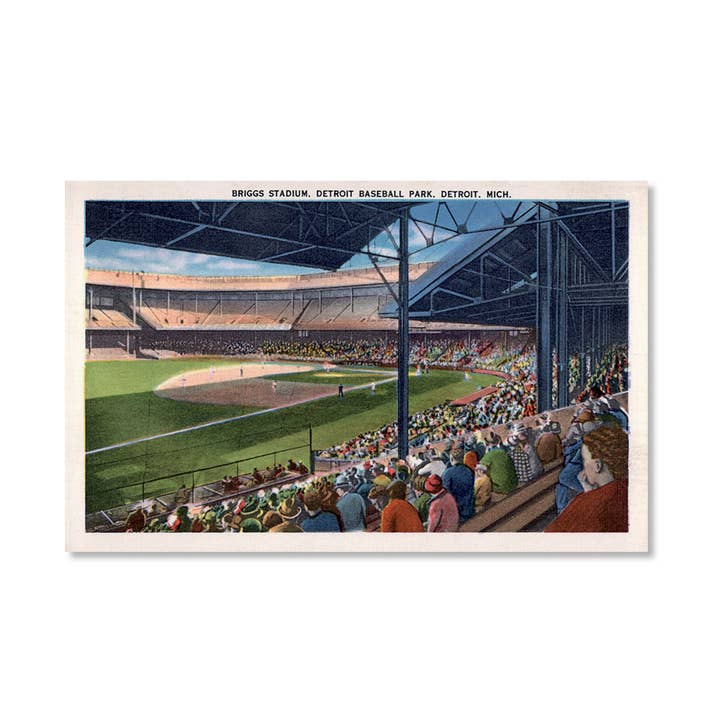 Briggs Stadium Postcard for wholesale by Peninsulas