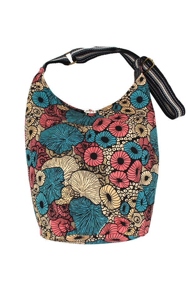 Lakhays Collection Inc. - Vente Sac à bandoulière – femme - Sac Hobo à bandoulière éclectique6