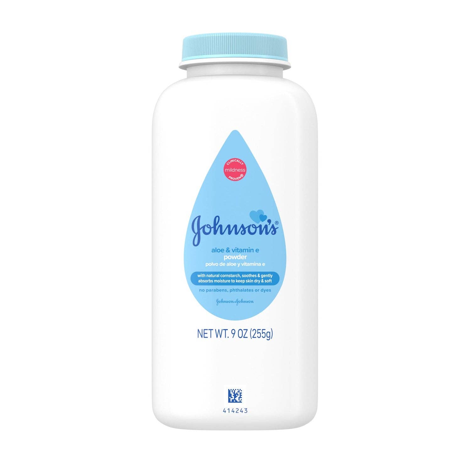 KT Supply – wholesale Babypulver - Baby – Johnson's Babypuder med Aloe Vitamin E, 9 oz0