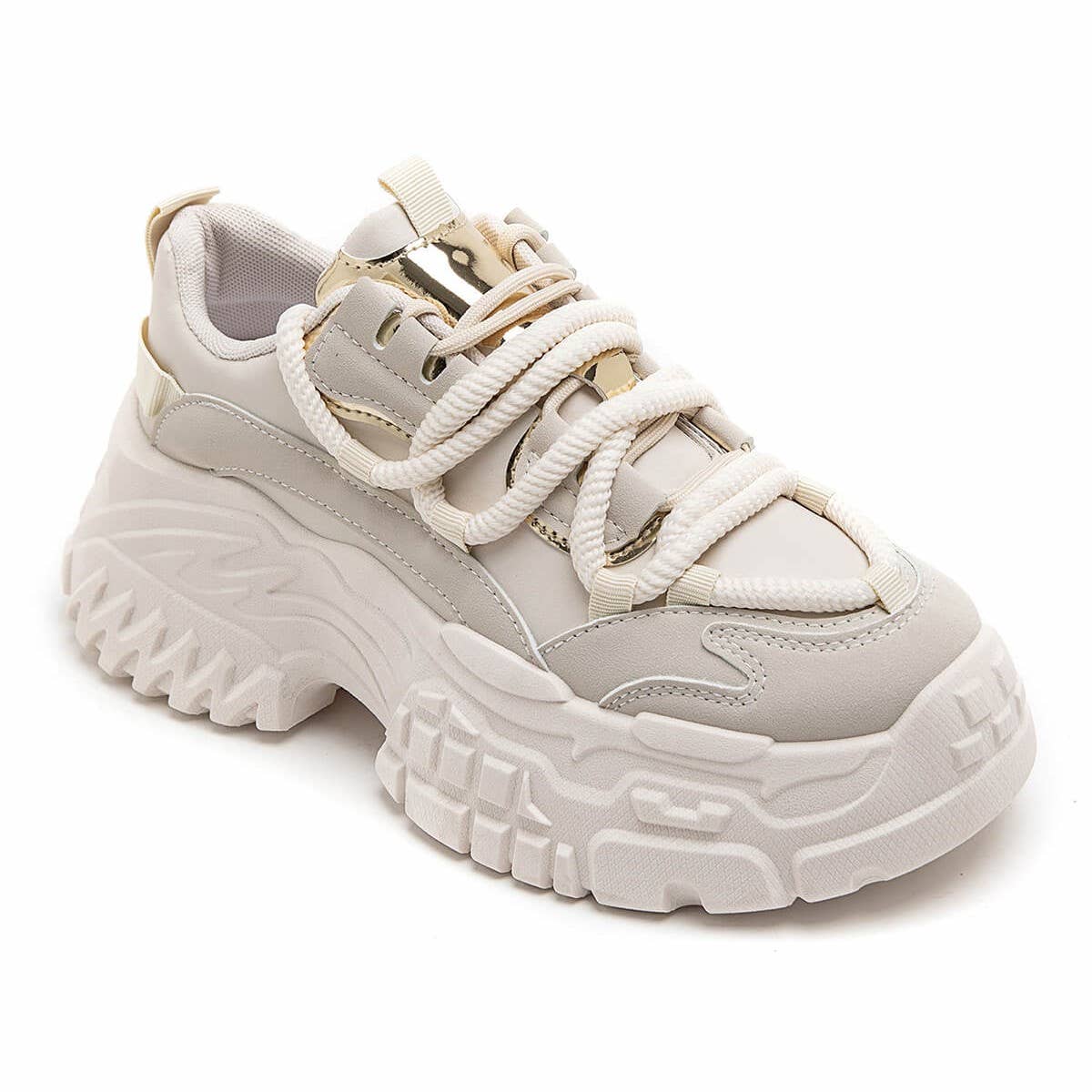 No Doubt Shoes - Wholesale Lifestyle Sneakers - Women's - WOMEN'S CHUNKY TRENDY SOLE LACE UP SNEAKERS8