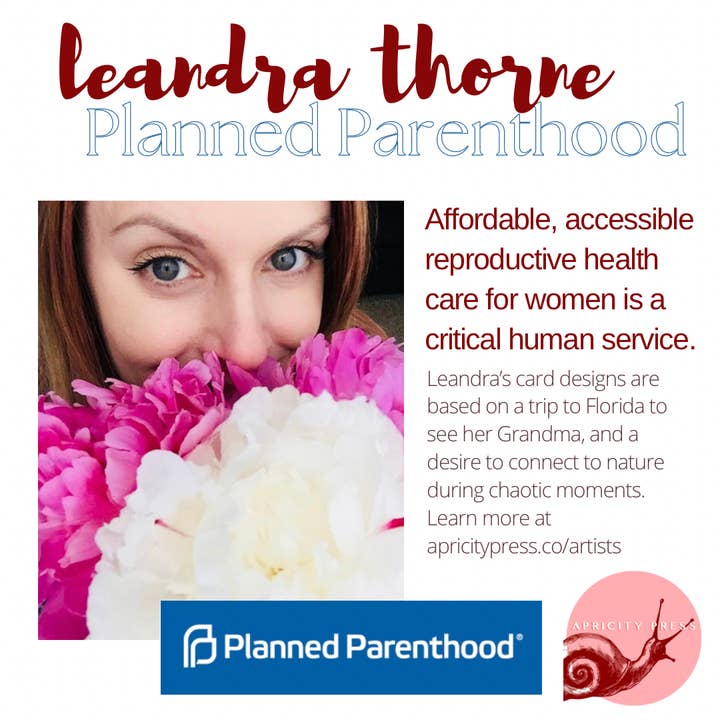 Apricity Press – wholesale Birthday card – Teal Birthday Card - Leandra Thorne series1