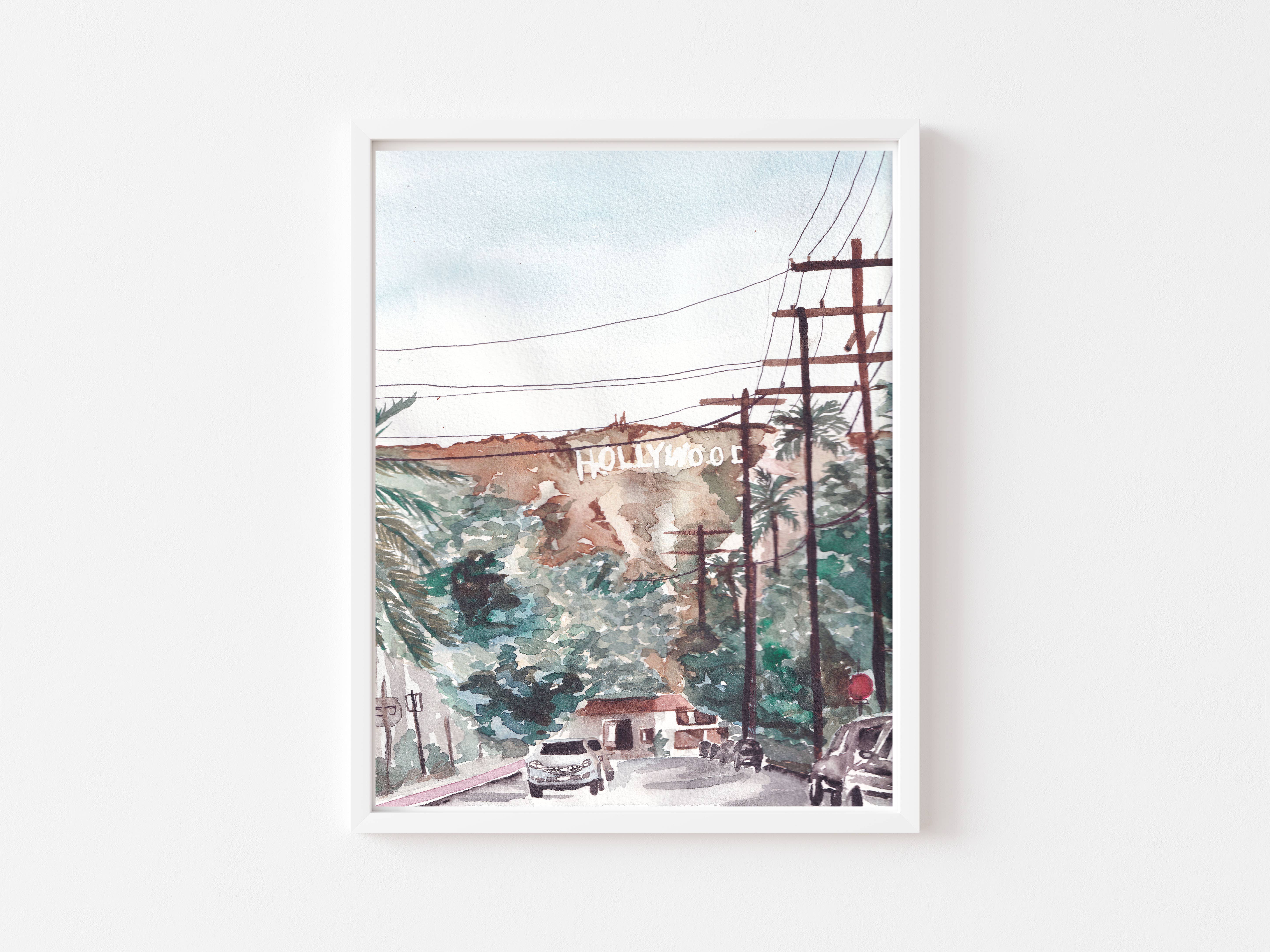 Medjool Studio Art Print Shop - Vente Affiche d'art - Impression artistique de Hollywood Hills - Affiche californienne