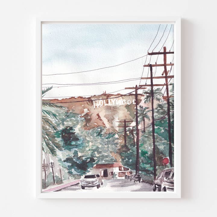 Medjool Studio Art Print Shop - Vente Affiche d'art - Impression artistique de Hollywood Hills - Affiche californienne0