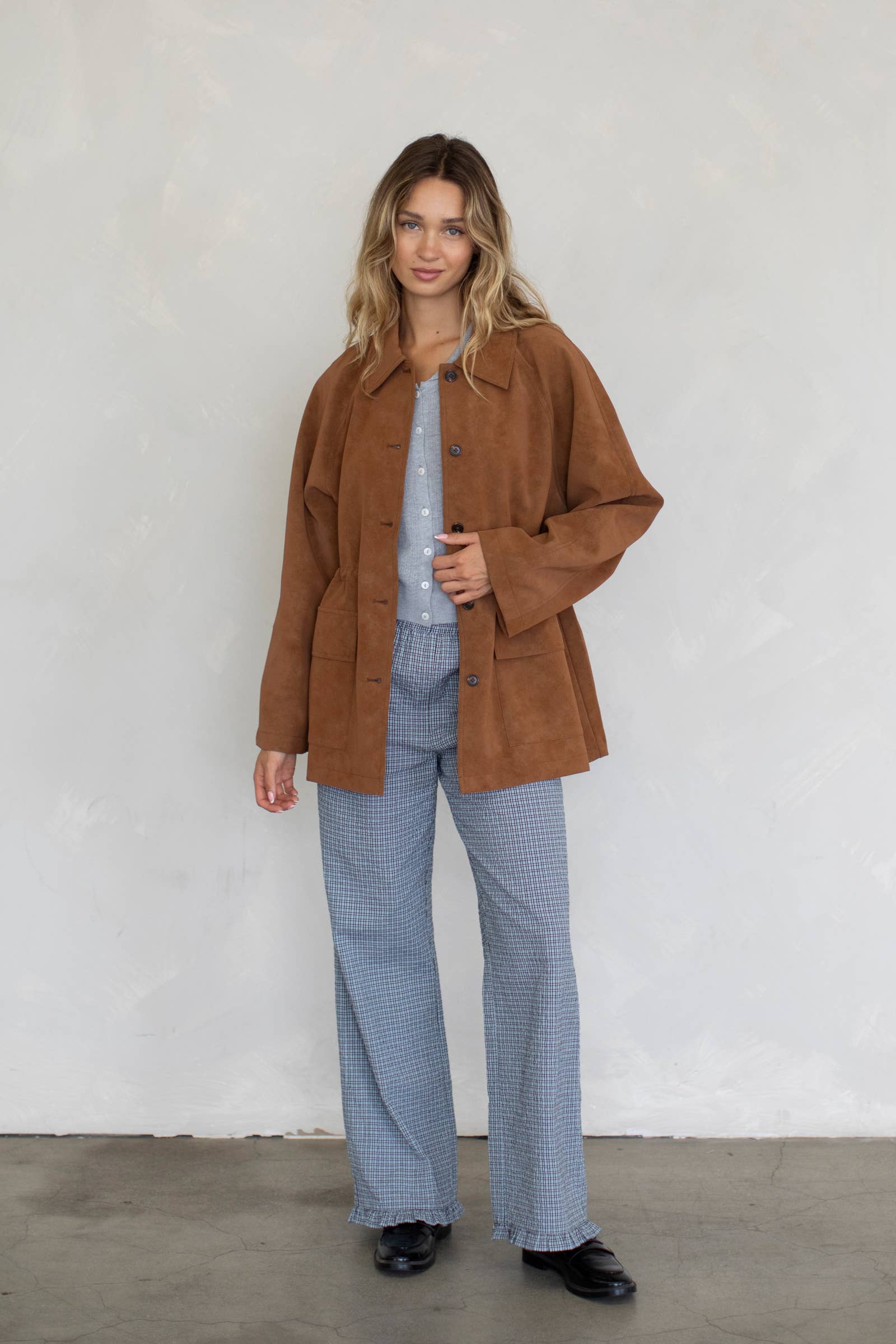 Things Between - Wholesale Jas - Dames - Audrey suède jas1