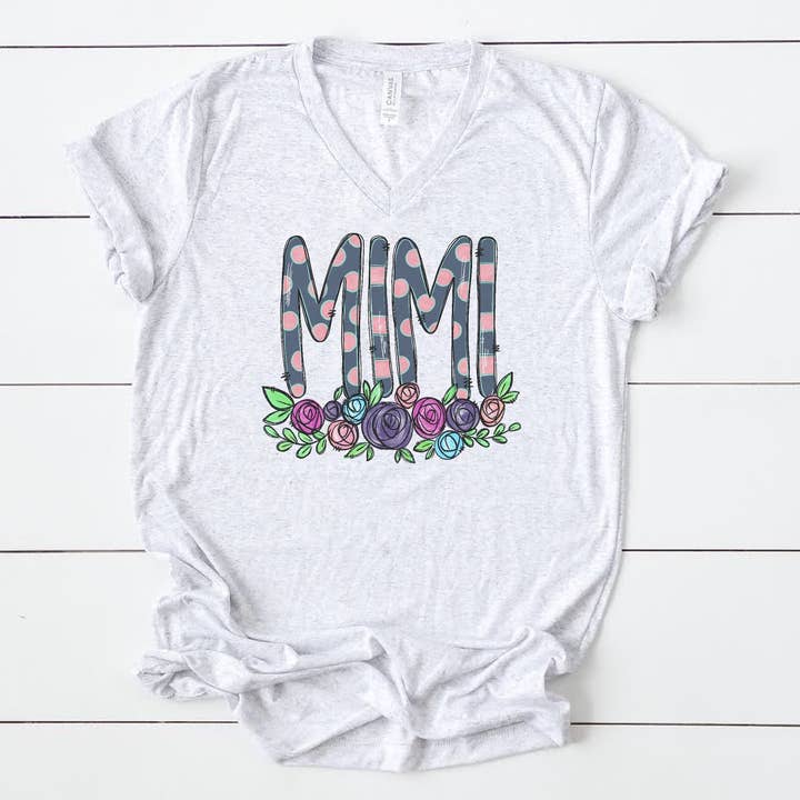 Mimi Floral Tee for wholesale by Painted Skies