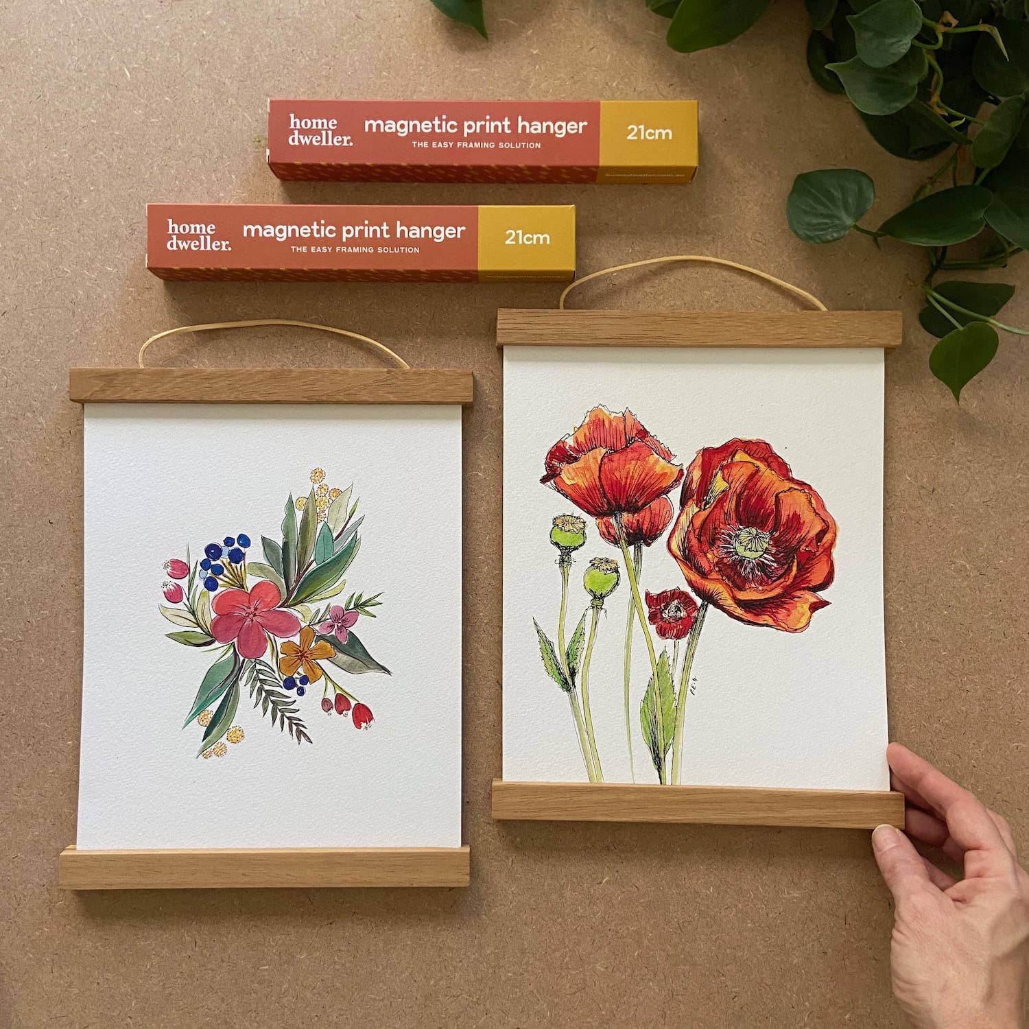 Home Dweller – wholesale Bildram – 21 cm magnetisk tryckhängarram3