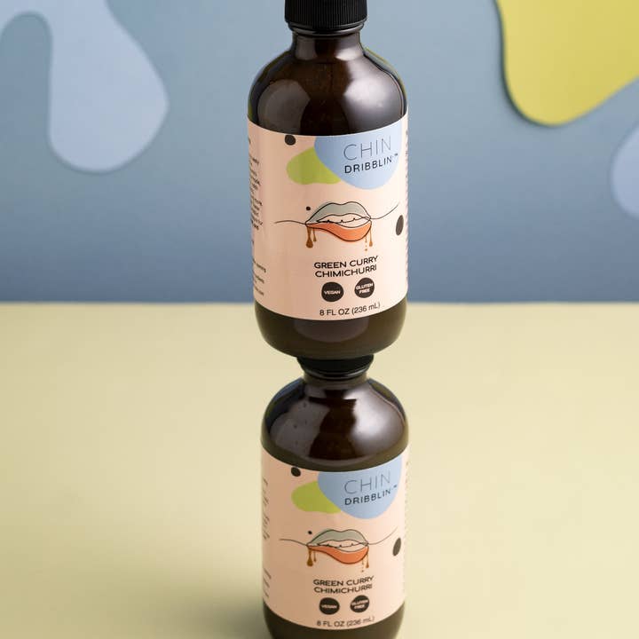 Chin Dribblin' Specialty Asian Fusion Sauces - Wholesale Sauce - Green Curry Chimichurri Sauce6