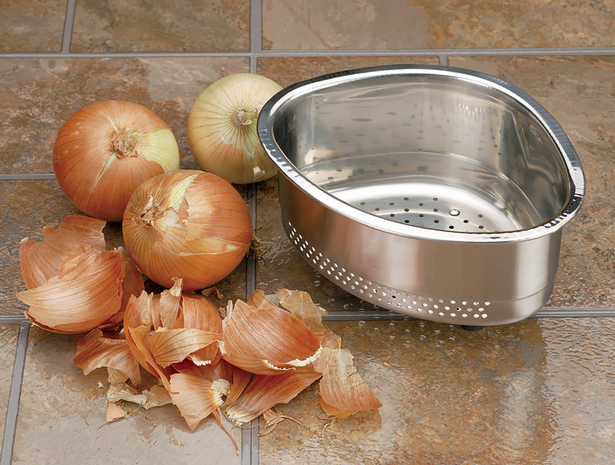 RSVP International - Wholesale Kitchen Storage/Organizer - In-Sink Corner Basket - Ss9