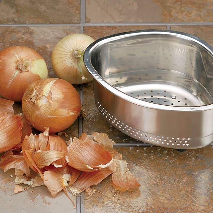 RSVP International - Wholesale Kitchen Storage/Organizer - In-Sink Corner Basket - Ss9