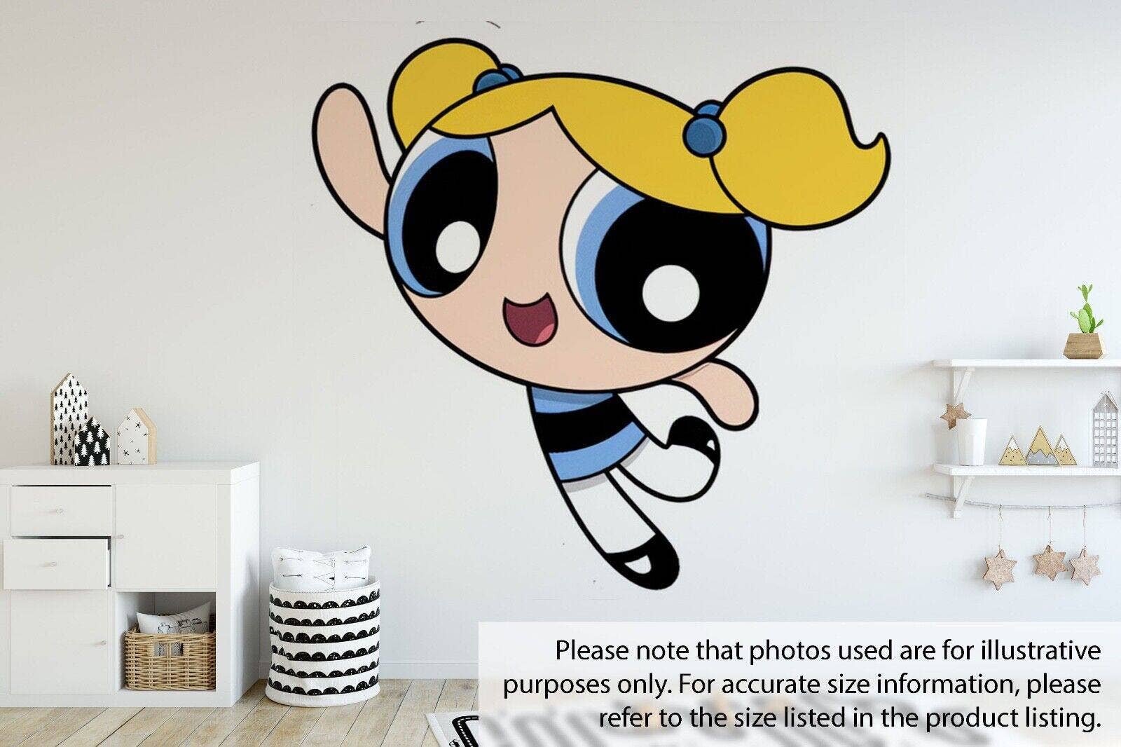 Wonderwallsboutique – wholesale Wall decal/stickers – Power Girls BUBBLES Nursery Wall Stickers Decal Art Vinyl1