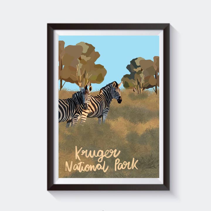 Kruger National Park, South Africa Travel Print - 6 sizes for wholesale by 2 Sisters