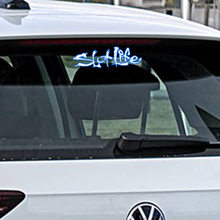 Autocolante em Vinil Slut Life por atacado de Two Cats Creatives