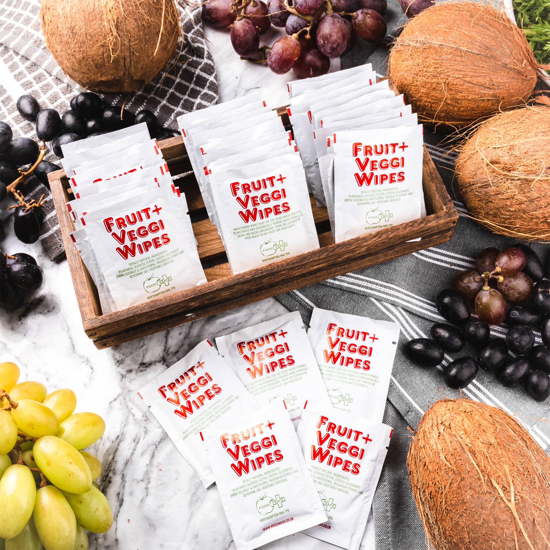 Veggi Wash - Wholesale All-purpose cleaning wipes - Fruit + Veggi Wipes1