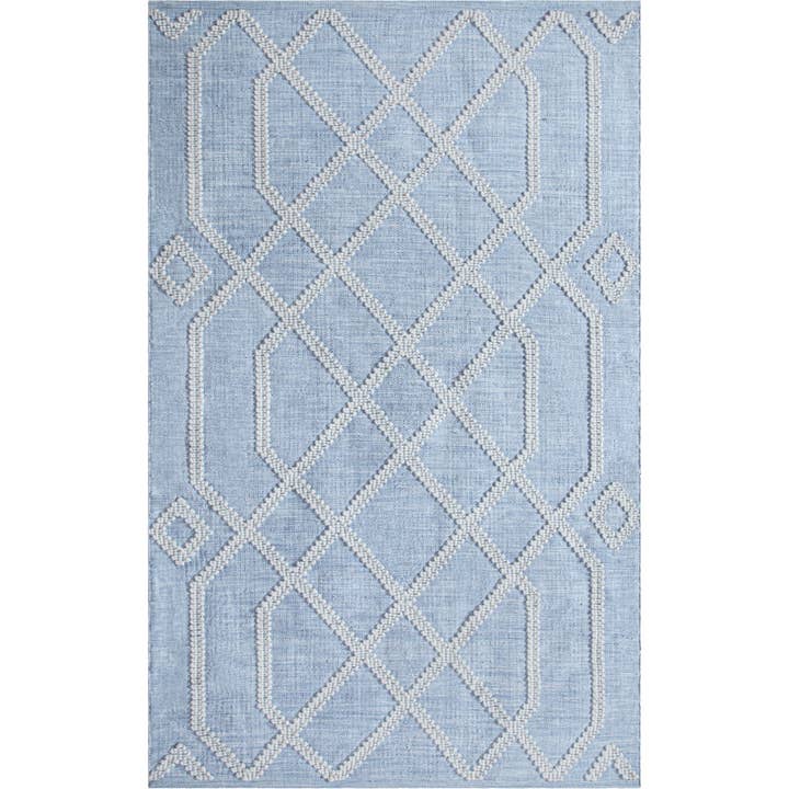 Cable Indoor/Outdoor Handmade Flatweave Rug for wholesale by Company C