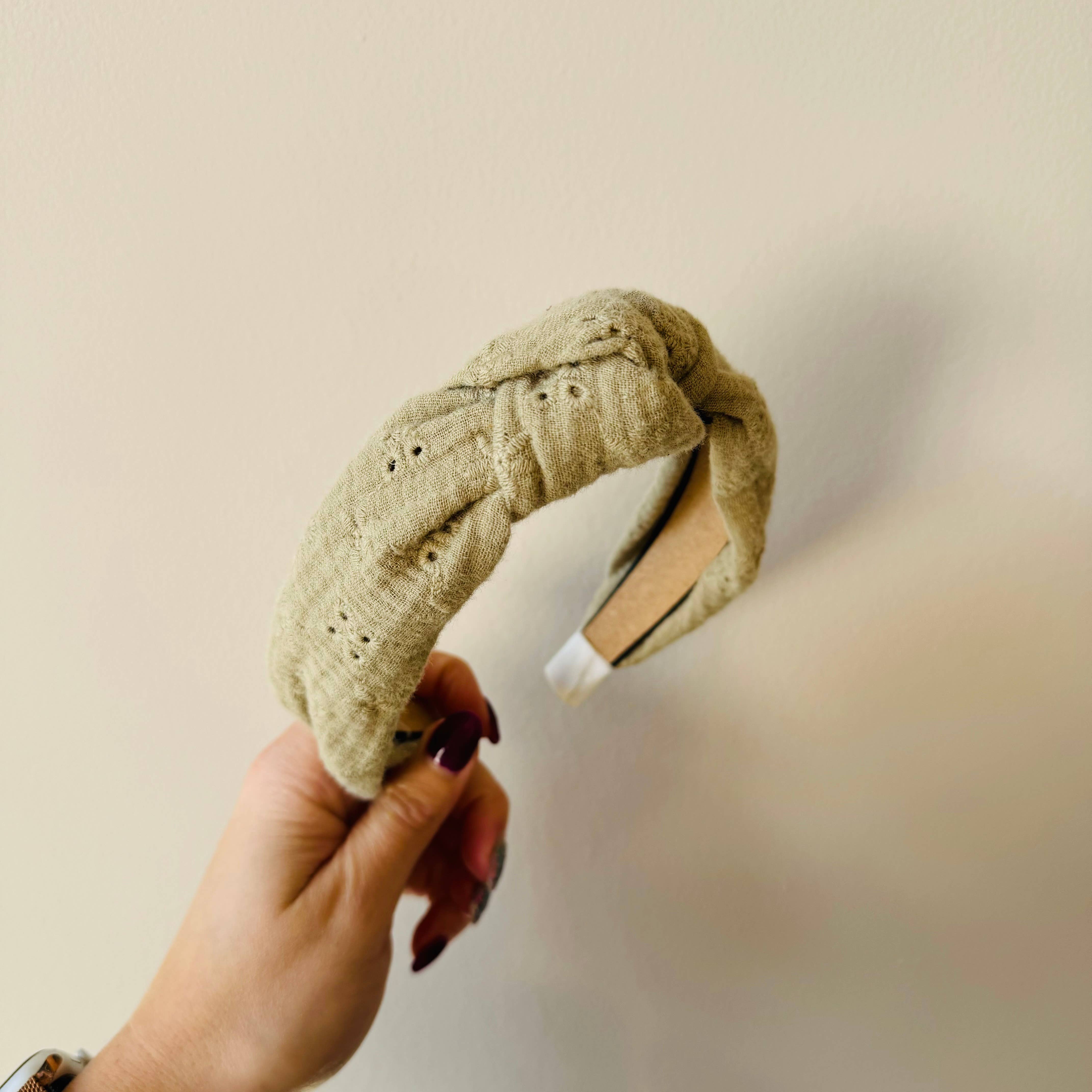 Bibi Kidz - Vendita all'ingrosso Fascia per capelli - Bambini - Fascia per capelli ricamata con nodo, varianti multiple3