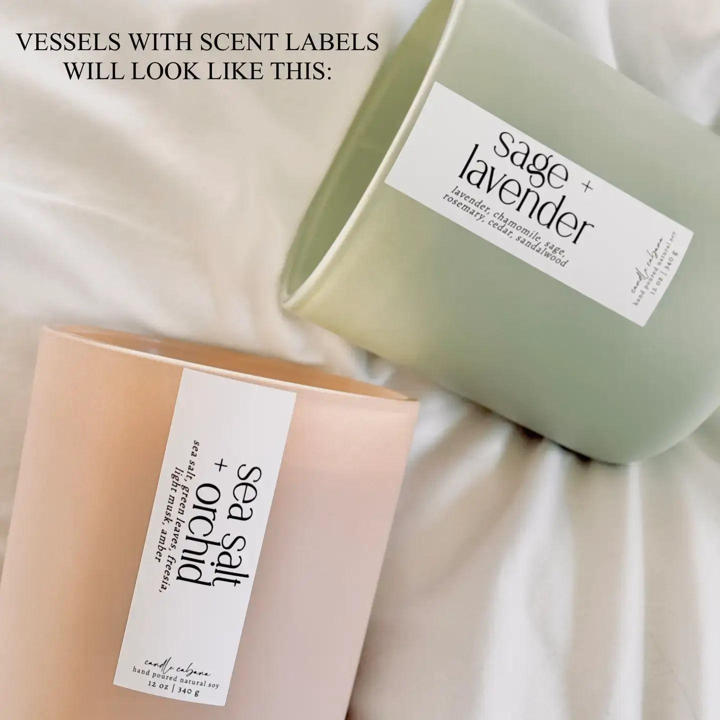 Candle Cabana – Engroshandel Glaslys – 12 oz beholdere, 10 farvemuligheder - 100 % naturligt sojalys1