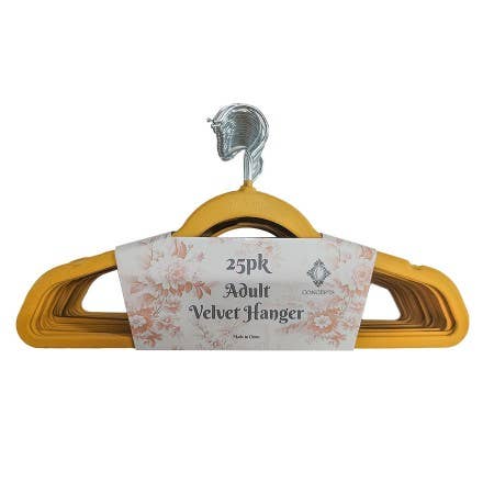 Concepts In Time – Cabides por atacado – Conjunto de 25 Cabides Aveludados para Adultos14