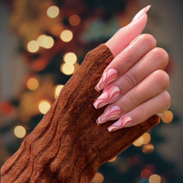 P.R.M.I.T Beauty - Wholesale Press-On/Fake Nails - CARAMEL SWIRL5