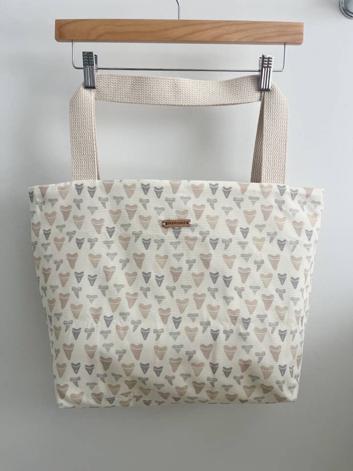 Shark Tooth Tote Bag for wholesale by Puka Maui