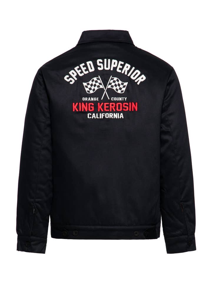 black Speed Superior Worker Jacket for wholesale on Faire