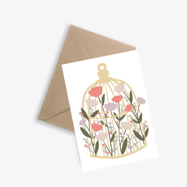 La jaula de flores (La jaula de flores) para venta al por mayor de LE PAPIER GRAPHIQUE