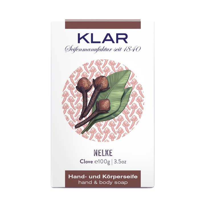 Nelkenseife, 100 g für den Großhandel von Klar Seifen