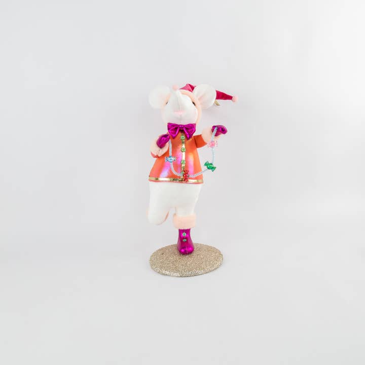 December Diamonds - Wholesale Christmas Decoration - 18.5in Orange Citrus Mouse