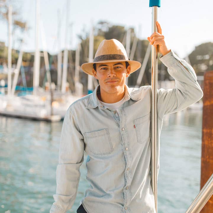Sand Safari Outdoor Straw Hat - Style Boxcar for wholesale on Faire