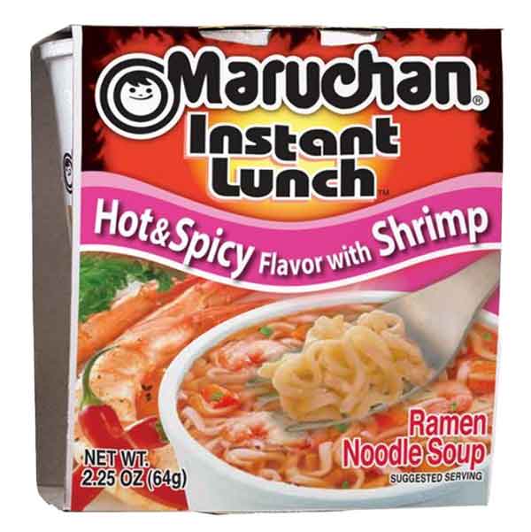 Hudson Meat Company - Wholesale Ramen - INSTANT NOODLE CUP SPICY W/SHRIMP     -     MARUCHAN0