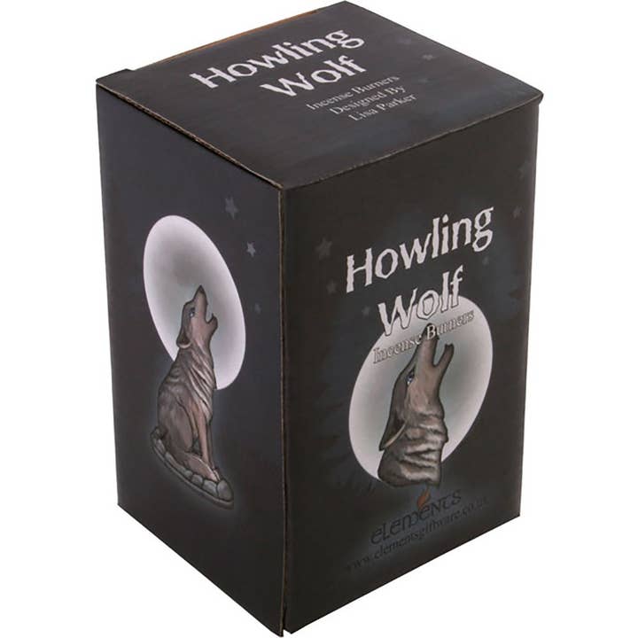 Something Different Wholesale - Wholesale Incense Holder - Wolf Incense Cone Holder by Lisa Parker