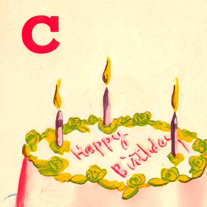 offensivedelightful - Wholesale Birthday Card - C is for C*NT! birthday card2