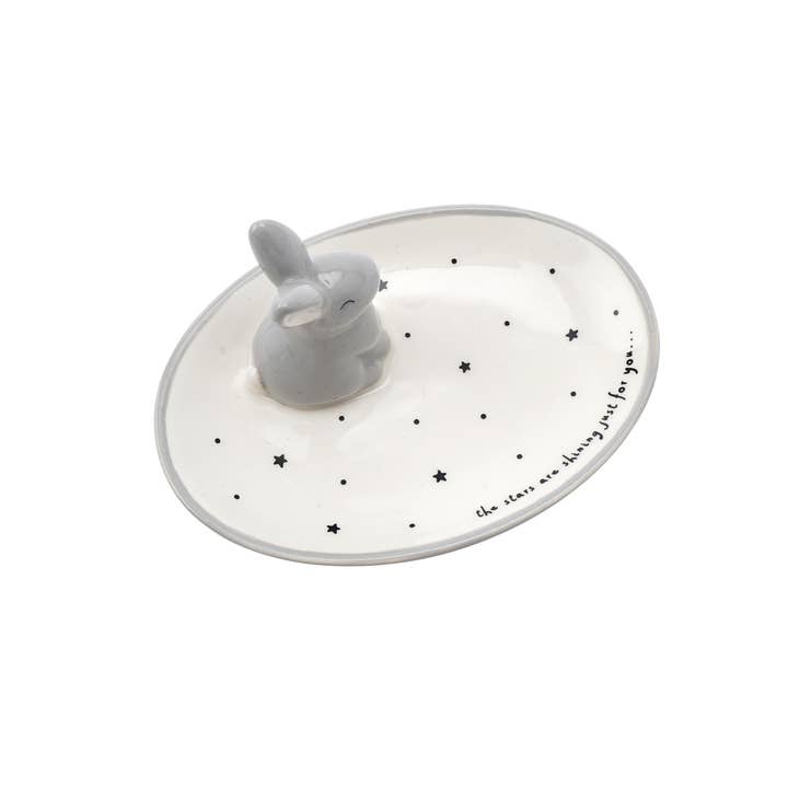 CGB Giftware - Wholesale Sieradenschaaltje - Send With Love Bunny ringhouder snuisterijschaaltje3