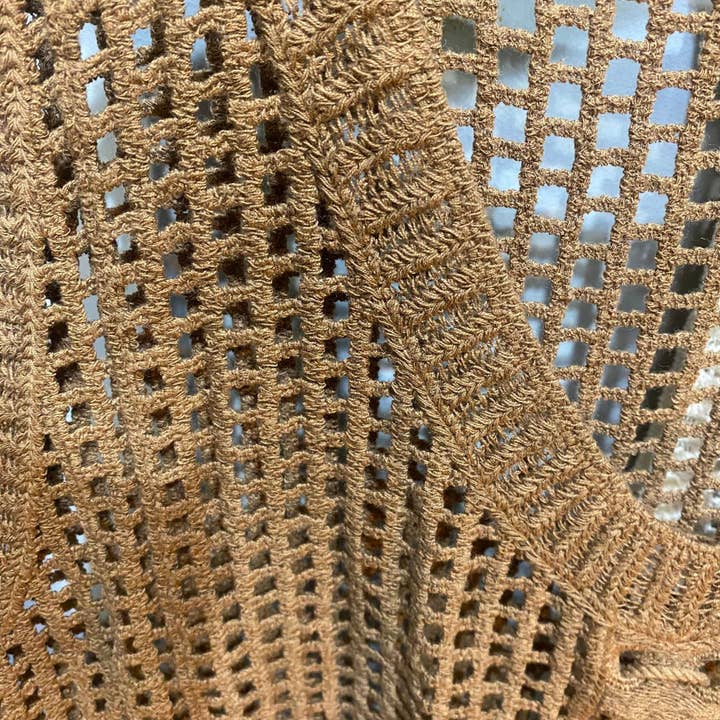 Hope & Sunshine - Wholesale Outerwear Vest - Women's - Crochet Drawstring Vest12