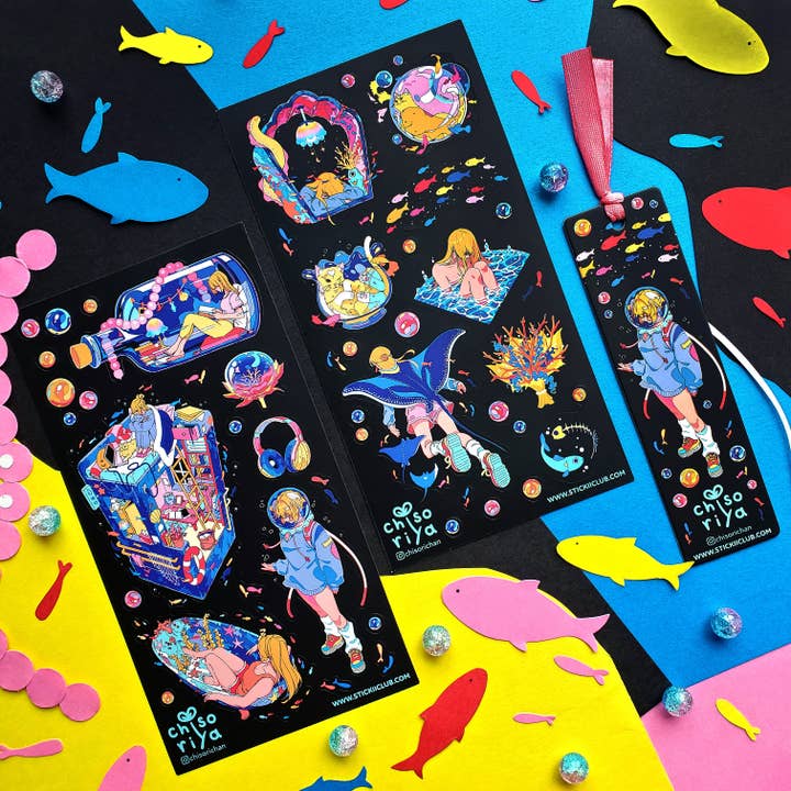 STICKII - Wholesale Sticker - Aquatic Life 1 Sticker Sheet