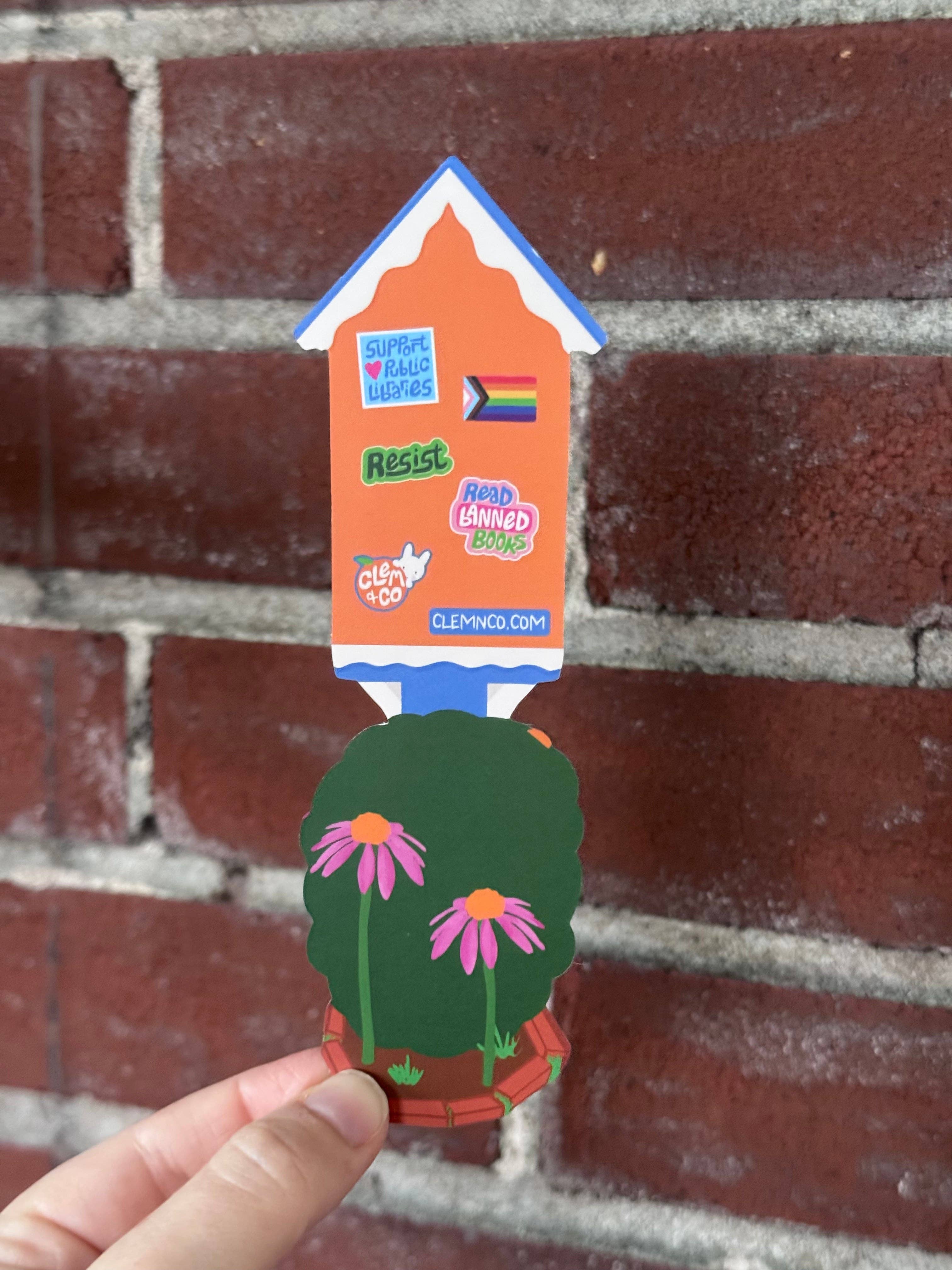 Clem & Co. - Wholesale Bookmark - Little Library Bookmark5