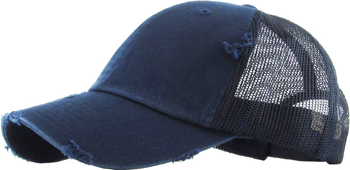 KBETHOS – Großhandel Basecap – Unisex – Vintage-Trucker-Cap mit Mesh-Einsätzen30