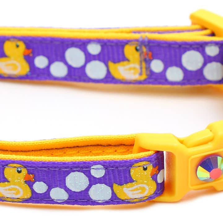 From Pugs to Persians Pet Accessories, LLC - Wholesale Pet collar – Cat - Rubber Duckies Breakaway Cat Collar42