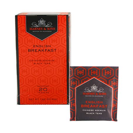 Harney & Sons English Breakfast Tea - 20 Tea Bags for wholesale by Door County Coffee