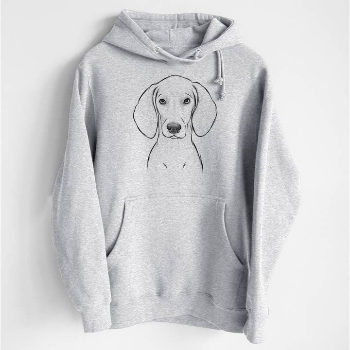 Inkopious - Wholesale Hoodie - Unisex - Frejya the Weimaraner- Heavyweight Fleece Hoodie