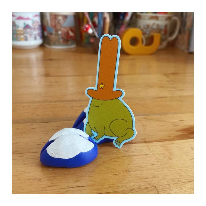 Sydney Warnes - Wholesale Sticker - Cowboy Frog Sticker