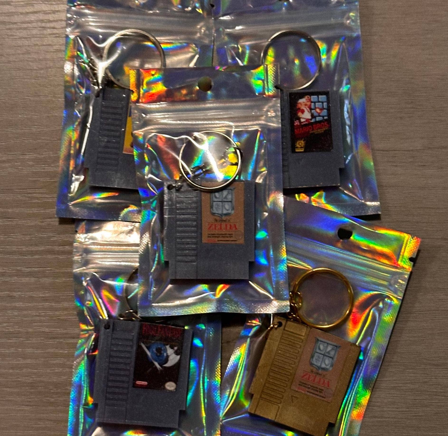 Angelic Angel Gifts - Wholesale Keychain - Unisex - Retro Mini Nes Snes Game Resin Art Keychains6