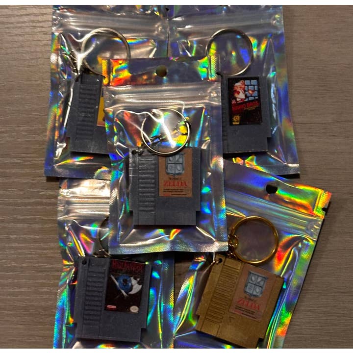 Angelic Angel Gifts - Wholesale Keychain - Unisex - Retro Mini Nes Snes Game Resin Art Keychains6
