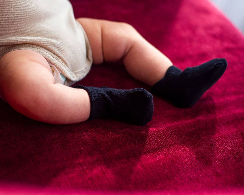 squid socks - Venta al por mayor Calcetines - Bebés - Crew - Calcetines antideslizantes para bebés en blanco, gris y negro7