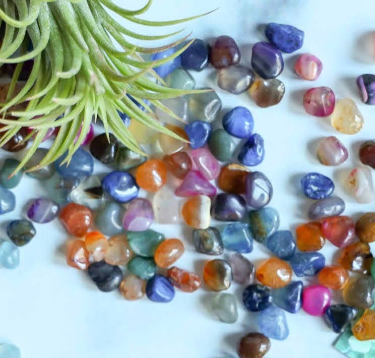 The Simply Crafty Shop - Wholesale Terrarium - Pear Shape Terrarium Kit- Semi-Precious Stone47