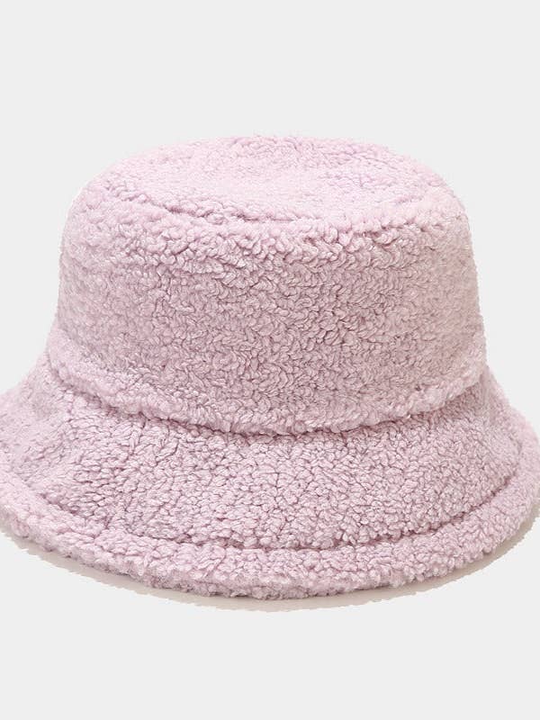 Winter Simple Solid Color Warm Bucket Hat DP25F659 for wholesale by Dipped Shop
