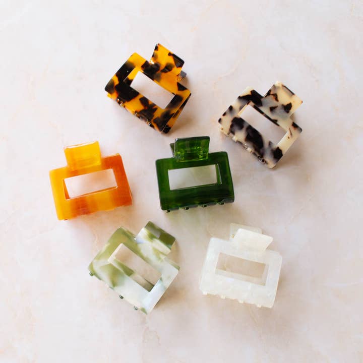Tiepology - Wholesale Hair Clip - Women's - Eco Kylie Cellulose Acetate Hair Clip